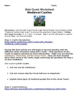 Webquest Medieval Answers