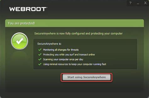 Download the Webroot Installer: a. Visit the official Webroot website and navigate to the appropriate product page. b. Look for the "Download" or "Free Trial" button to initiate the download process..