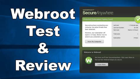 Webroot reviews. 