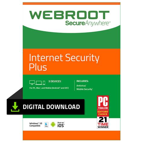 SecureAnywhere Internet Security Complete. Features. All the features of Internet Security Plus AND: Eliminates traces of online activity. Cleans your device and improves system performance. Start free trial. • Save. 5 devices / 1 year • change. Save 40% - ….