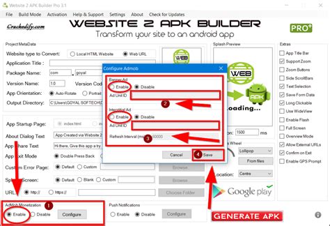 Website 2 APK Builder Pro 5.0 Crack + Activation Key Free Download