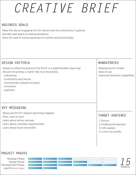 Website Briefing Template