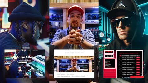 Website Design Inspiration Best Beat Producer Websites Bandzoogle Blog