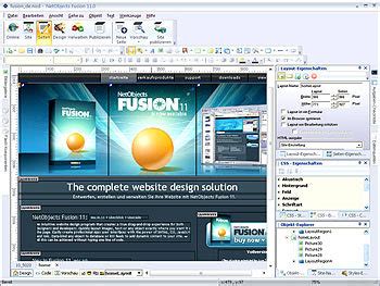 Website Design Software Netobjects Fusion 11