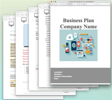 Website Design and Development Business Plan Sample Pages Black Box