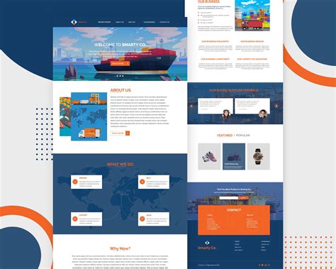 Website Templates for Import Export Business