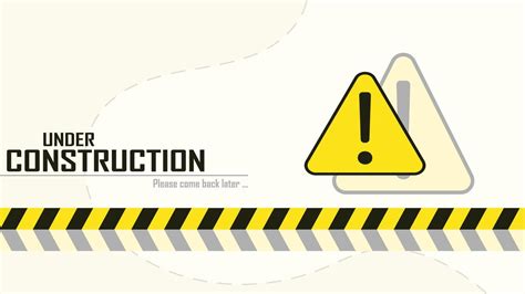 Website Under Construction Design Vector Download