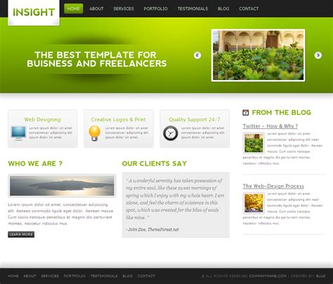 Website design templates themeforest.  All created from professional WordPress developers an...