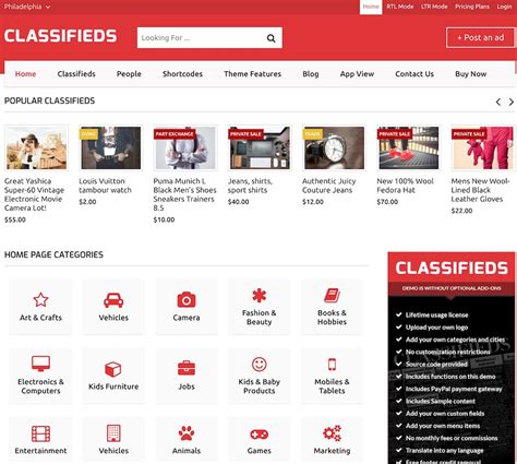 Website for classifieds. With these free classified ads HTML templates, you can create any type of classified listing professional website design. 