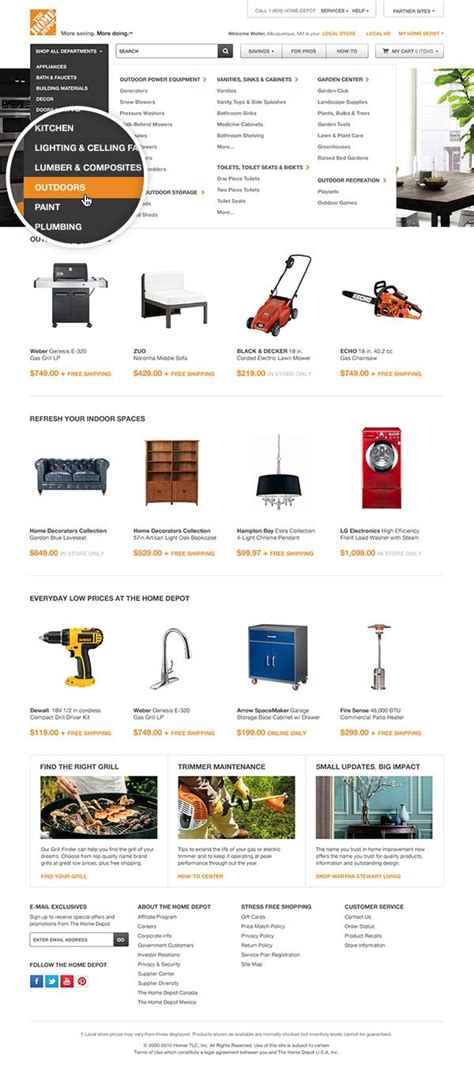 Website for home depot. We have all the appliances you need to simplify your life, from washer and dryer sets to garbage disposals. Buy appliances online with confidence or you can always go into your local Home Depot Store to see for yourself if the appliance you’re looking for is the one you want. The Home Depot Protection Plan is available for your peace of mind ... 