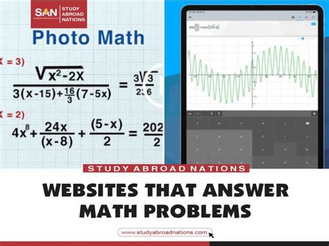 Websites That Answer Math Questions
