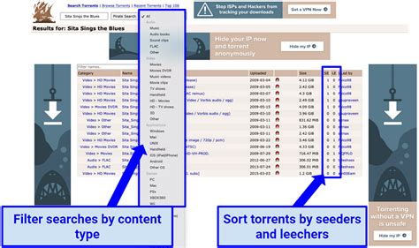 Websites for torrenting. 1. The Pirate Bay. The Pirate Bay is a popular torrent site where you can find great movies, audio files, apps, TV series, games, adult media, and more. On The Pirate Bay home page, you can easily check out the top … 