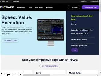 Websites like etrade. Things To Know About Websites like etrade. 