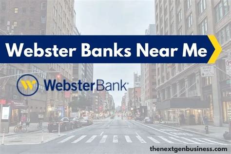 Webster banks near me. Things To Know About Webster banks near me. 
