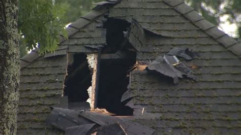 Webster family cleaning up after lightning strike sparks fire that damages home
