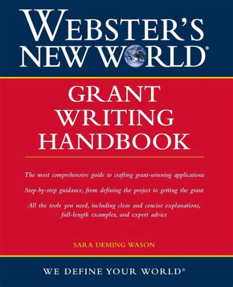 Webster s new world grant writing handbook. - The guide for a single woman english edition.