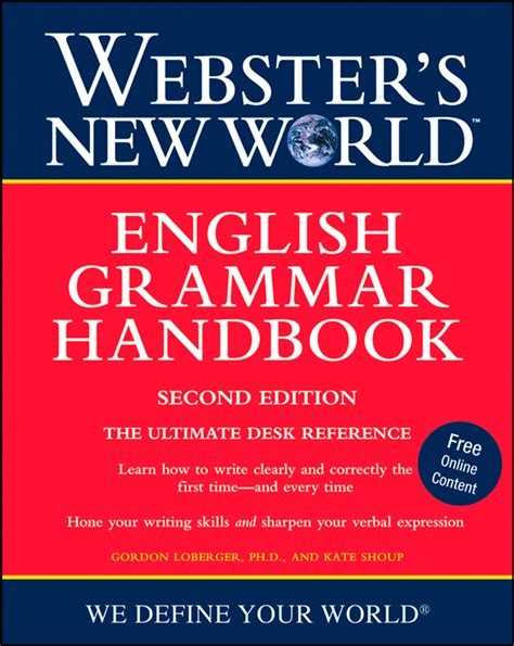 Websters new world english grammar handbook second edition. - Abuelito regressa a su tierra big book.
