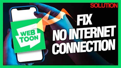 Webtoon saying no internet connection.  App has been down for me for 2-3 ...