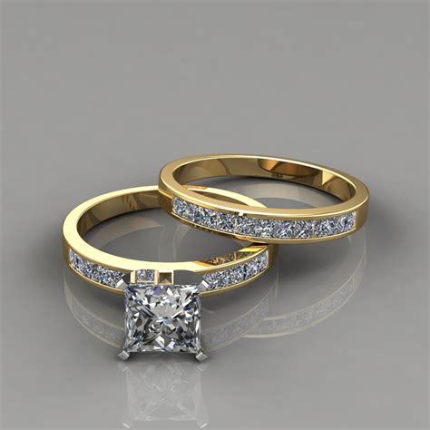 Wedding Band For Princess Cut Engagement Ring