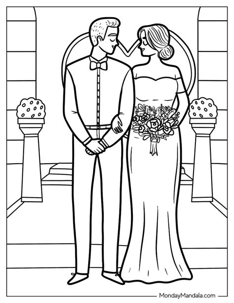 Wedding Coloring Shee