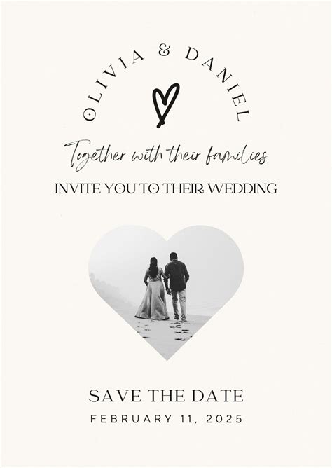 Wedding Date Announcement Template
