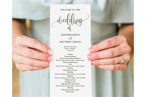 Wedding Programs Templates