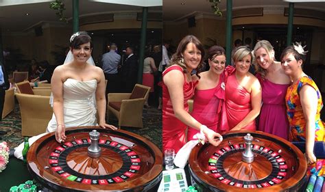 roulette table at wedding
