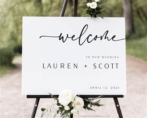 Wedding Signage Templates