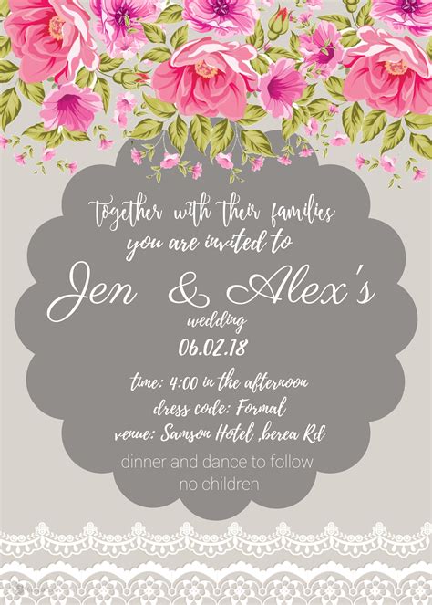 Wedding Templates - Free Custom Labels