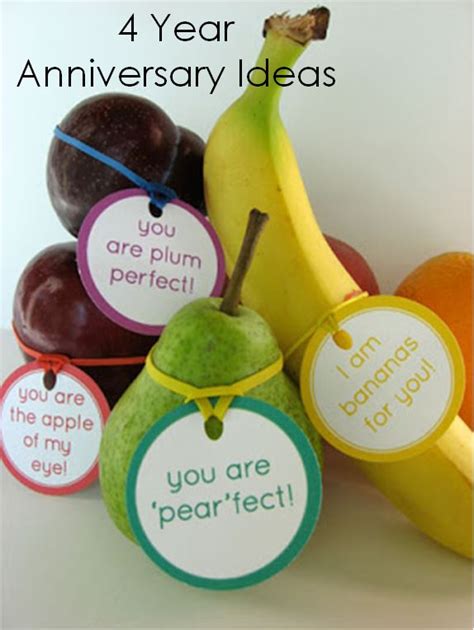 Wedding anniversary year 4 - fruit / flowers : r/GiftIdeas