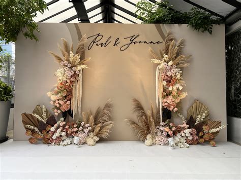 Wedding backdrop wall.  2 Pieces Wedding & Birthday Arch Floral Set, Rustic-Styl...