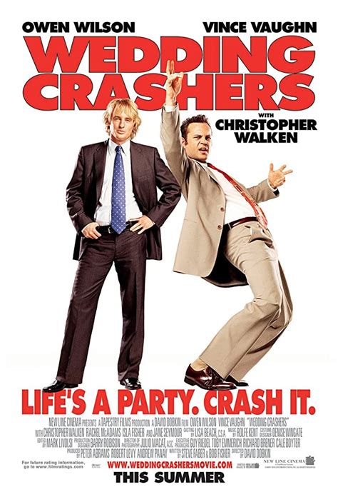 Wedding crashers parents guide. January 17, 2018. New Line Cinema/Everett Collection. If you’re nervously anticipating the first date-rape joke in Wedding Crashers, you won’t need to wait very long. It arrives in the opening ... 