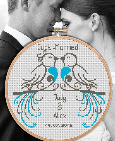  Wedding Modern Cross Stitch Pattern, Personalized Counted Cross Stitch, Wedding Anniversary Sampler, Engagement Gift, Digital Download PDF. (3.6k) $4.99. $9.98 (50% off) Sale ends in 21 hours. Digital Download. Add to cart. . 