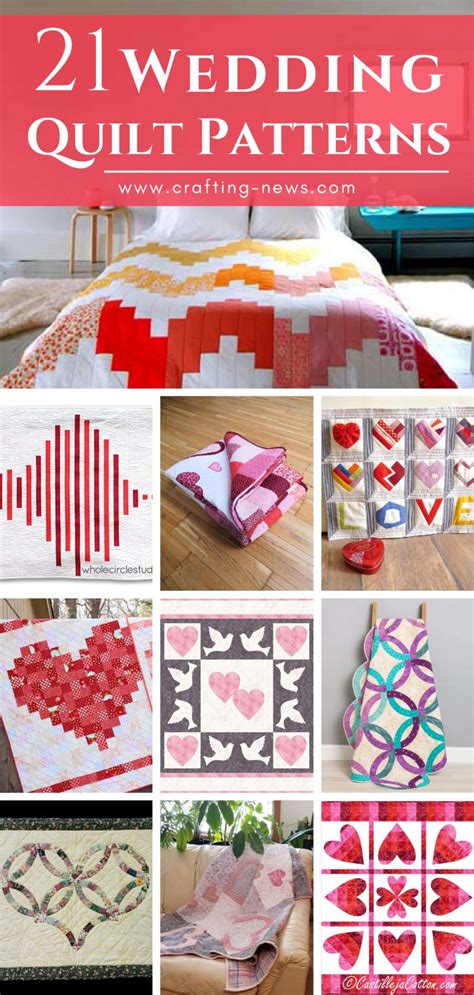Wedding gift quilt patterns.  Perfectly sized at 84 &frac12;&rdquo; x 84 &frac12;&rdquo;, it&rs...
