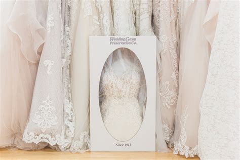 Wedding gown preservation. To preserve a wedding dress, you need to have it properly cleaned to remove any stains that may lead to discoloration, mold or mildew over time, and then placed into a box with … 