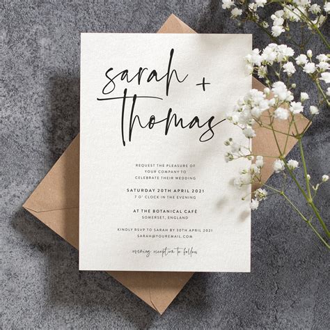 Wedding invitation examples. As the wording here suggests, this dress code is slightly less formal than a black-tie wedding. So, a tuxedo isn't required, but can still be worn if preferred. If opting for a suit, however, a ... 