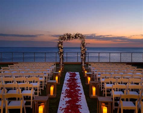 Wedding places at the beach. Wedding packages start at $156++/pp for a plated dinner and $168++/pp for a buffet, including a 4-hour bar, hors d’oeuvres, wedding cake, and champagne toast. MMTB Readers receive a complimentary menu tasting* and a complimentary suite for the wedding couple on the night of the wedding. *For events of $7,500++ or more. 