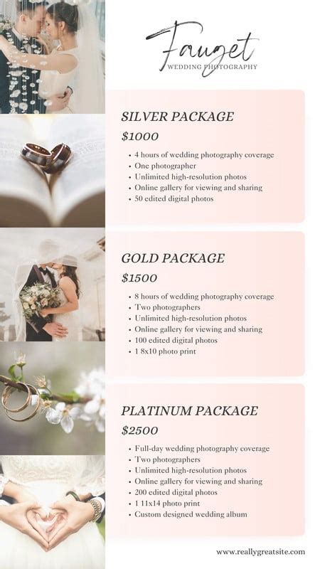 Wedding planners prices packages.  We create unique and fun weddings. .  ...
