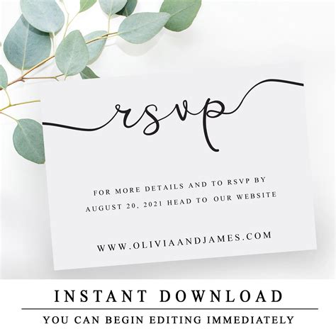 Wedding rsvp website. Create your own wedding website with The Knot's free and easy-to-use tool. Choose from over 160 designs, customize your content, and let guests RSVP online. 