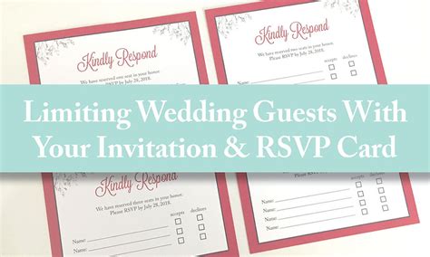 Wedding rsvp wording for limited guests.  Limit Guests via Wedding Response Card O...