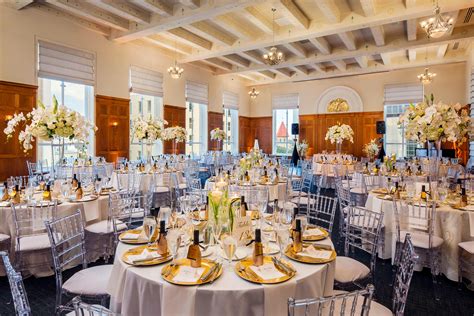Wedding venues tampa. This sophisticated wedding venue is perfect for couples who seek timeless and classic design, a vibrant, bustling city feel, and all-inclusive convenience for their celebration. The fully-restored interior boasts 6,000 square feet of event space with 35-foot ceilings and a second-floor mezzanine level overlooking the reception and is ideal for ... 