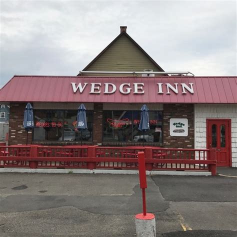 Wedge inn. Order Side of Pickles online from Wedge Inn. Chopped Burger with melted cheese, grilled onions, lettuce, tomato, ketchup & mayo on a hard roll. 