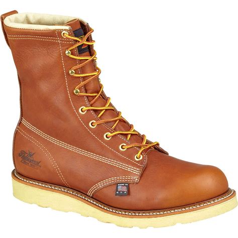 Wedge sole work boots. Thorogood Men's 8" American Heritage MAXwear Wedge Sole Work Boots - Soft Toe $260.00 Thorogood Men's 8" American Heritage MAXwear Wedge Sole Work Boots - Soft Toe, Brown. Twisted X Men's Lite 8" Lace-Up Waterproof Work Boots - Steel Toe $234.95 