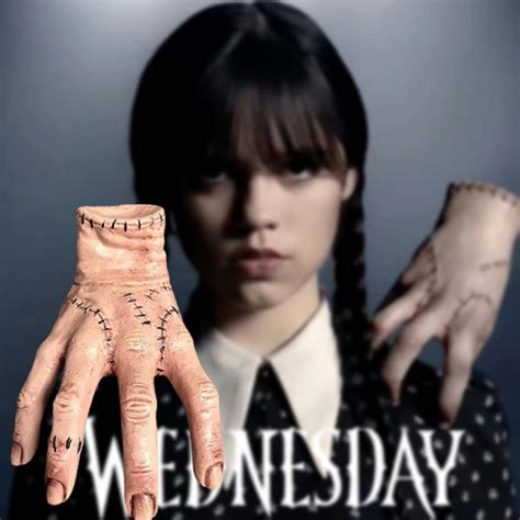 Wednesday Addams Thing Hand Prop Latex Addams Family Figurine Things …