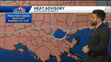 Wednesday Forecast: Excessive Heat Warning, isolated storm