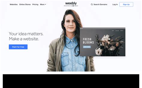 Weebly website maker. Weebly’s free website builder makes it easy to create a website, blog, or online store. Find customizable templates, domains, and easy-to-use tools for any type of business website. 