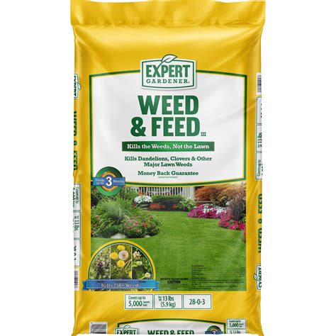 Weed and feed. Control weeds and fertilize your lawn with this Vigoro Concentrate Weed and Feed. The 32 oz. ready-to-spray formula gets the job done with one treatment. It takes down major broadleaf weeds in lawns, including clover, dandelion, chicory, poison ivy, poison oak, ragweed, plantain, chickweed and many other listed weeds. You can apply it any time during the growing season when weeds are actively ... 