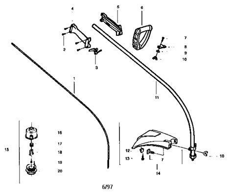Drive Shaft & Cutting Head diagram and repair parts lookup for 