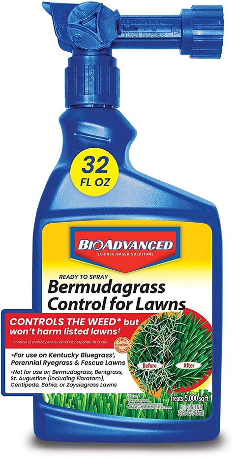 Weed killer for bermuda grass. The 12 Best Post-Emergent Herbicides 2024. BioAdvanced Weed Control for Lawn. Ortho Groundclear Weed and Grass Killer. Scotts Turf Builder Weed and Feed. Compare-N-Save Concentrate Grass & Weed Killer. Southern Ag CROSSBOW32 Weed & Brush Killer. Southern Ag Amine 24-D Weed Killer. Green Gobbler Vinegar Weed & … 