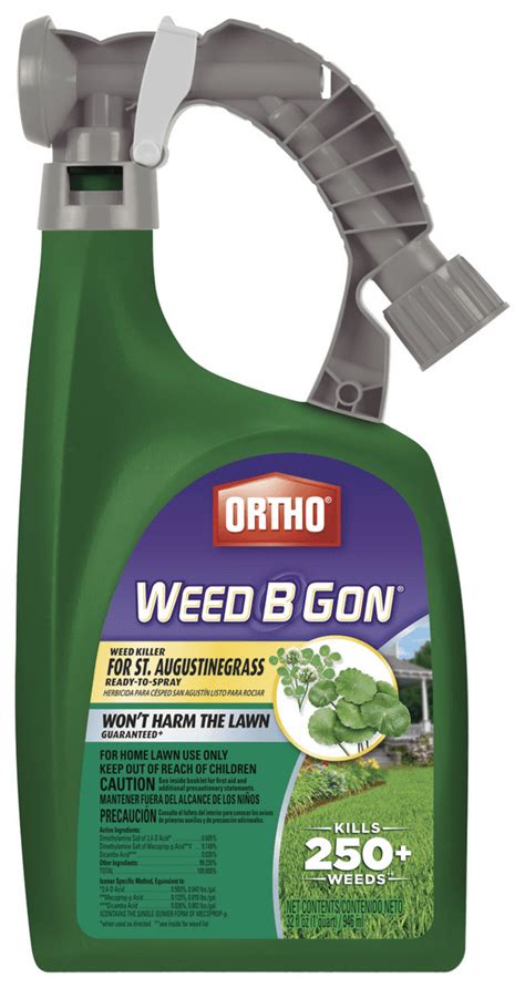 Weed killer for st augustine grass. 2. Ortho Weed B Gon Weed Killer for Lawns: Designed specifically for southern grasses like St Augustine, this herbicide effectively targets and eliminates common weeds. 3. Southern Ag Amine 2,4-D Weed Killer: An excellent choice for broadleaf weed control, this herbicide is safe for use on St Augustine grass. 